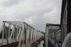 Train ride Colombo to Hikkaduwa